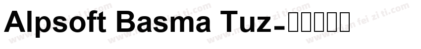 Alpsoft Basma Tuz字体转换
